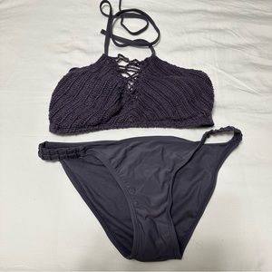 Purple Bathingsuit Set